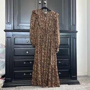 Moon River Long Sleeve Dress